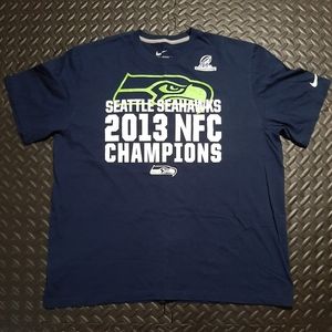 Nike Seattle Seahawks 2013 NFC CHAMPIONSHIP t-shirt XXL